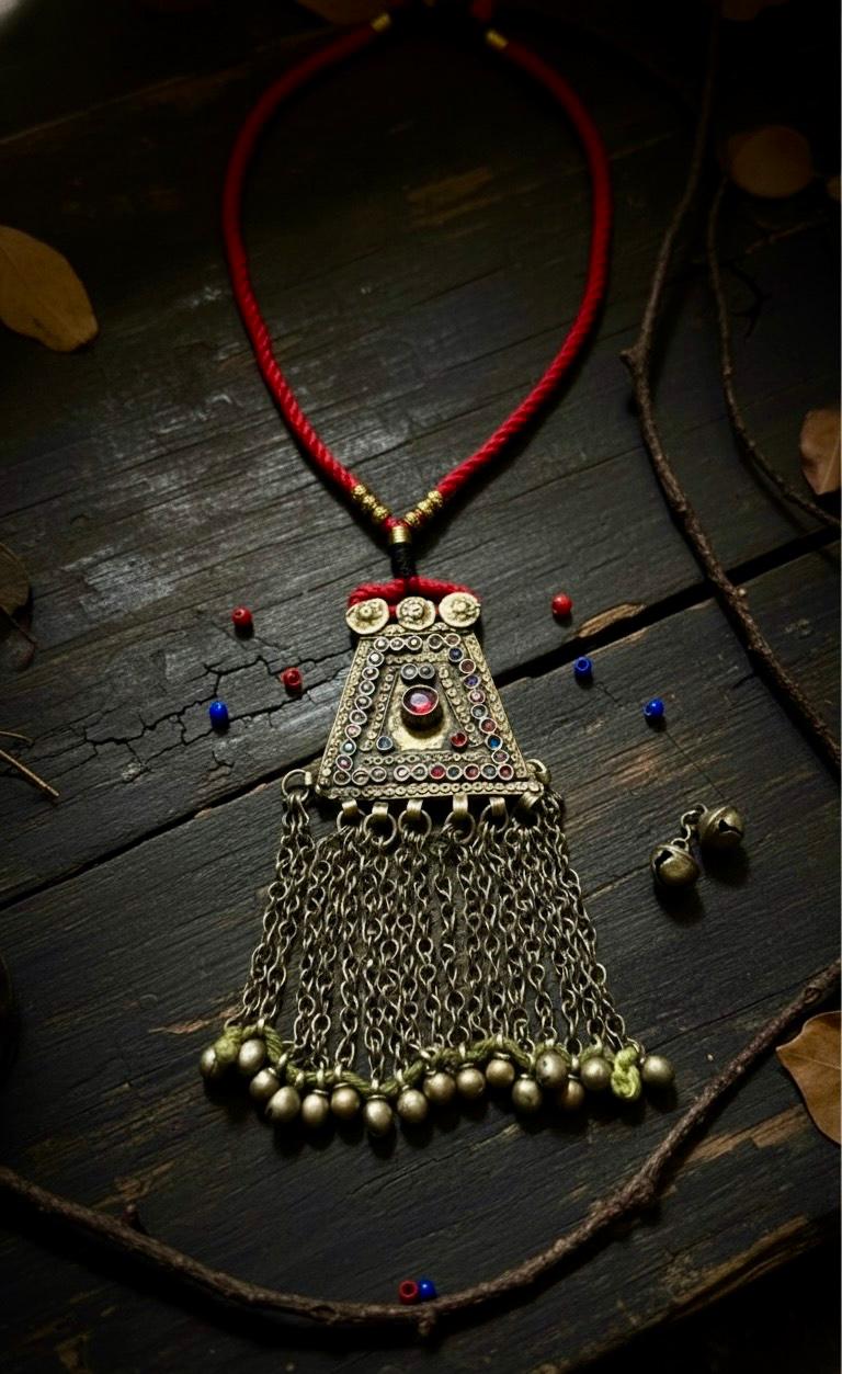Yasmeen Safar Triangle Pendant Necklace