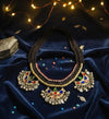 Amina Crescent Gem Necklace