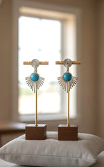 Aaral Turquoise Radiance Earrings