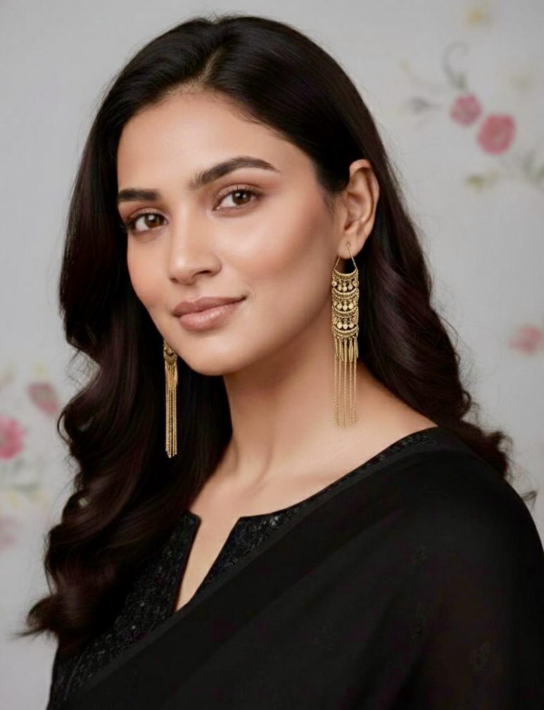 Saanvi Boho Cascade Earrings