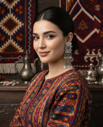 Naira Silver Dangle Earrings