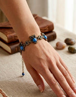 Tabassum Antique Owl Charm Bracelet