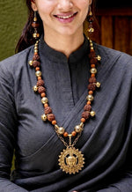 Bodhi Rudraksha Layered Mala Necklace