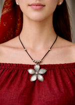 Wild Bloom Flower Pendant Necklace