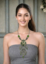 Ottoman Emerald Filigree Heritage Necklace