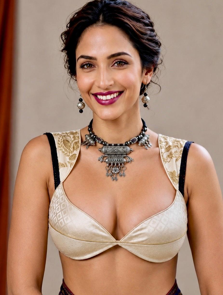 Anaya Tribal Amulet Choker Necklace Set