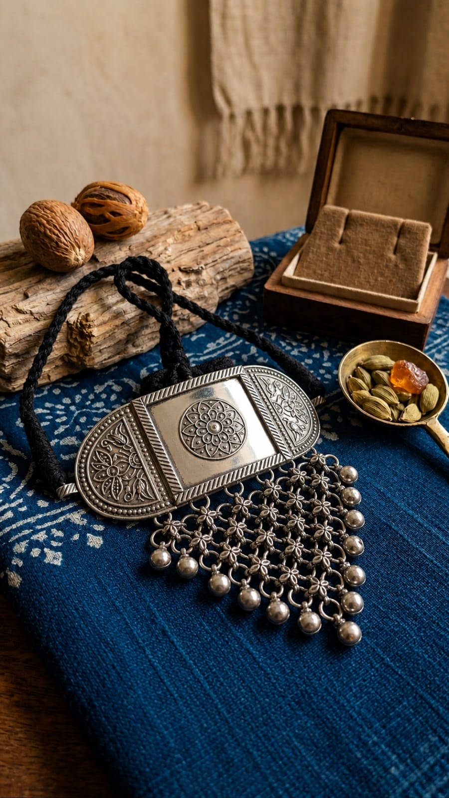 Chandra Mandala Medallion Choker