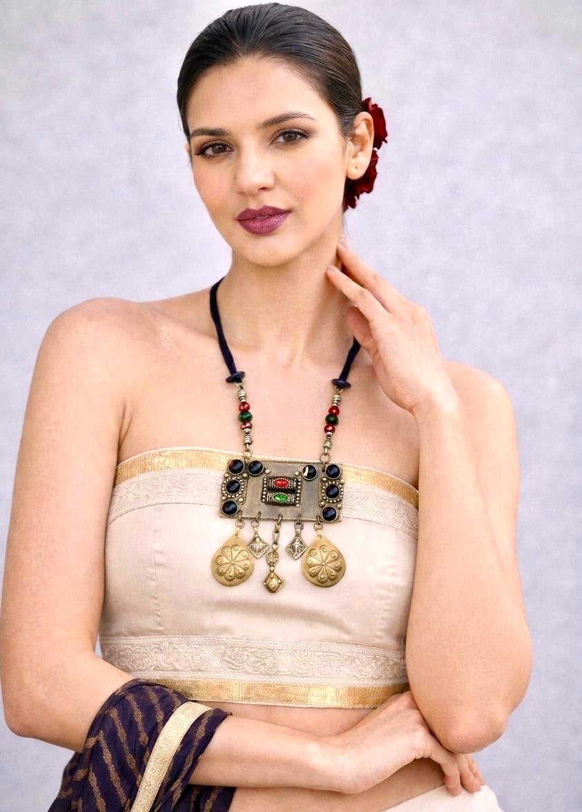 Kuchi Nomad Vintage Tribal necklace