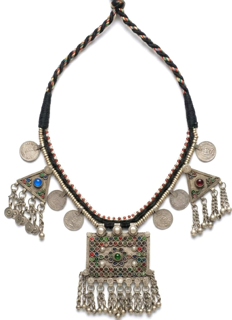 Sultana Kuchi Coin Bib Necklace
