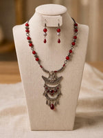 Warrior Queen Red Onyx Pendant Necklace