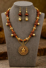 Bodhi Rudraksha Layered Mala Necklace