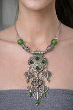 Ottoman Emerald Filigree Heritage Necklace