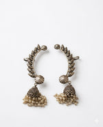 Spike Crown Pearl Jhumka Ear Cuff
