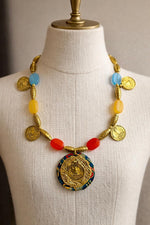 Imperial Nomad Coin Statement Necklace