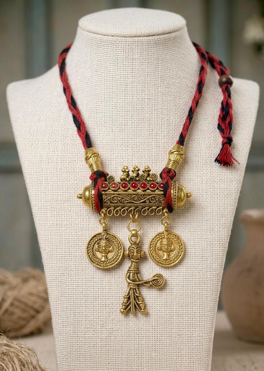 Dhokra Nomadic Tribal Boho Necklace