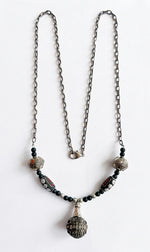 Ottoman Filigree Onyx Statement Necklace