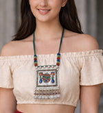 Roya — The Afghan Enamel Garden Necklace