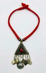 Desert Warrior Triangle Pendant Necklace