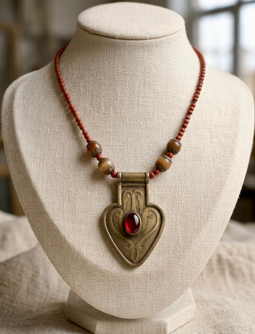 Heart of the Steppe Pendant Necklace