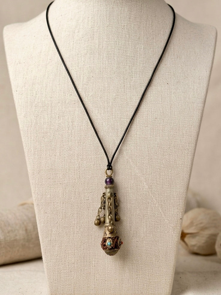 Travelers Amulet Pendant Necklace