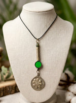 Verdant Totem Long Drop Necklace
