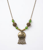 Forest Orb Dome Pendant Necklace