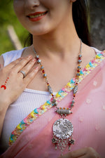 Raasleela Krishna Disc Necklace