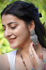 Mayura Bird Jhumka Drop Earrings