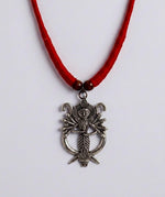 Mahakali Warrior Deity Oxidised Statement Necklace