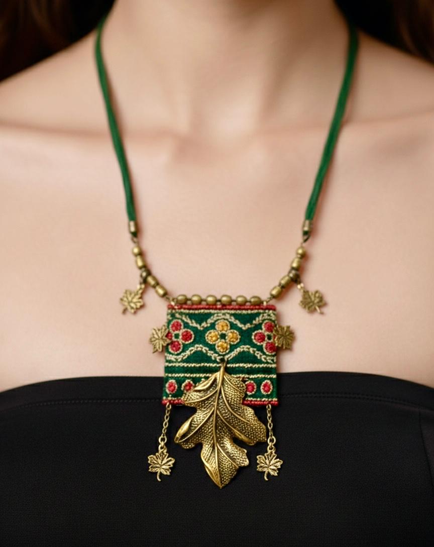 Ottoman Leaf Heritage Necklace