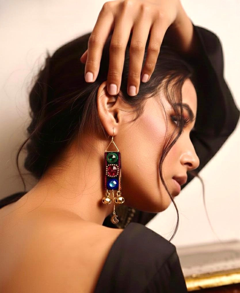 Heermaya Heritage Emblem Earrings