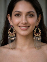 Aafreen Mirror Drape Earrings