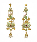 Gulbahaar Kundan Charm Drop Earrings