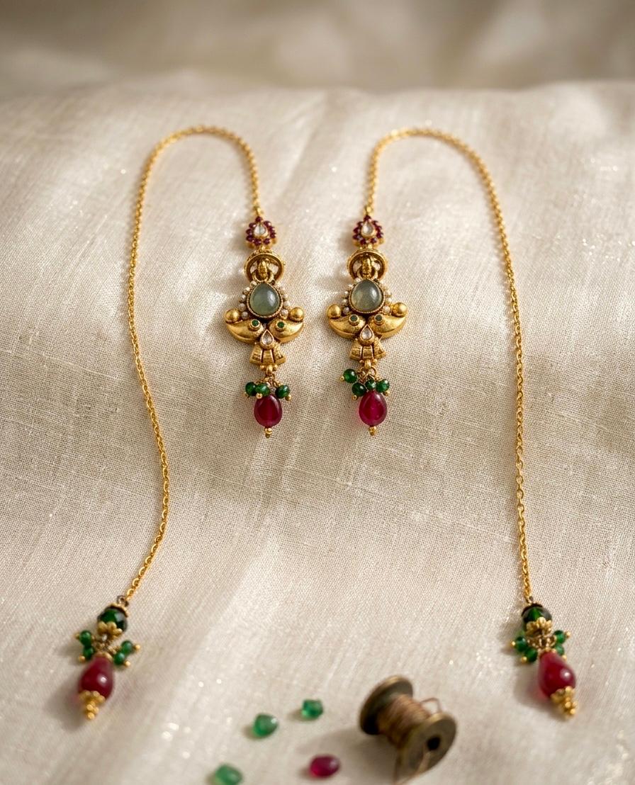 Kashmiri Dejhoor Athoor Earrings