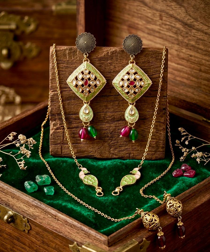 Dejhoor Athoor Ethnic Earrings