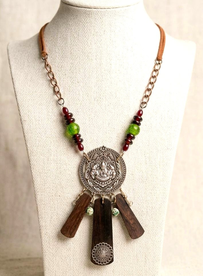 Tibetan Tribal Boho Spiritual Pendant Necklace