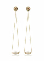 Kashmiri Dejhoor Chain Earrings