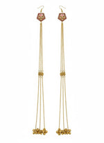 Kashmiri Dejhoor Long Chain Earrings