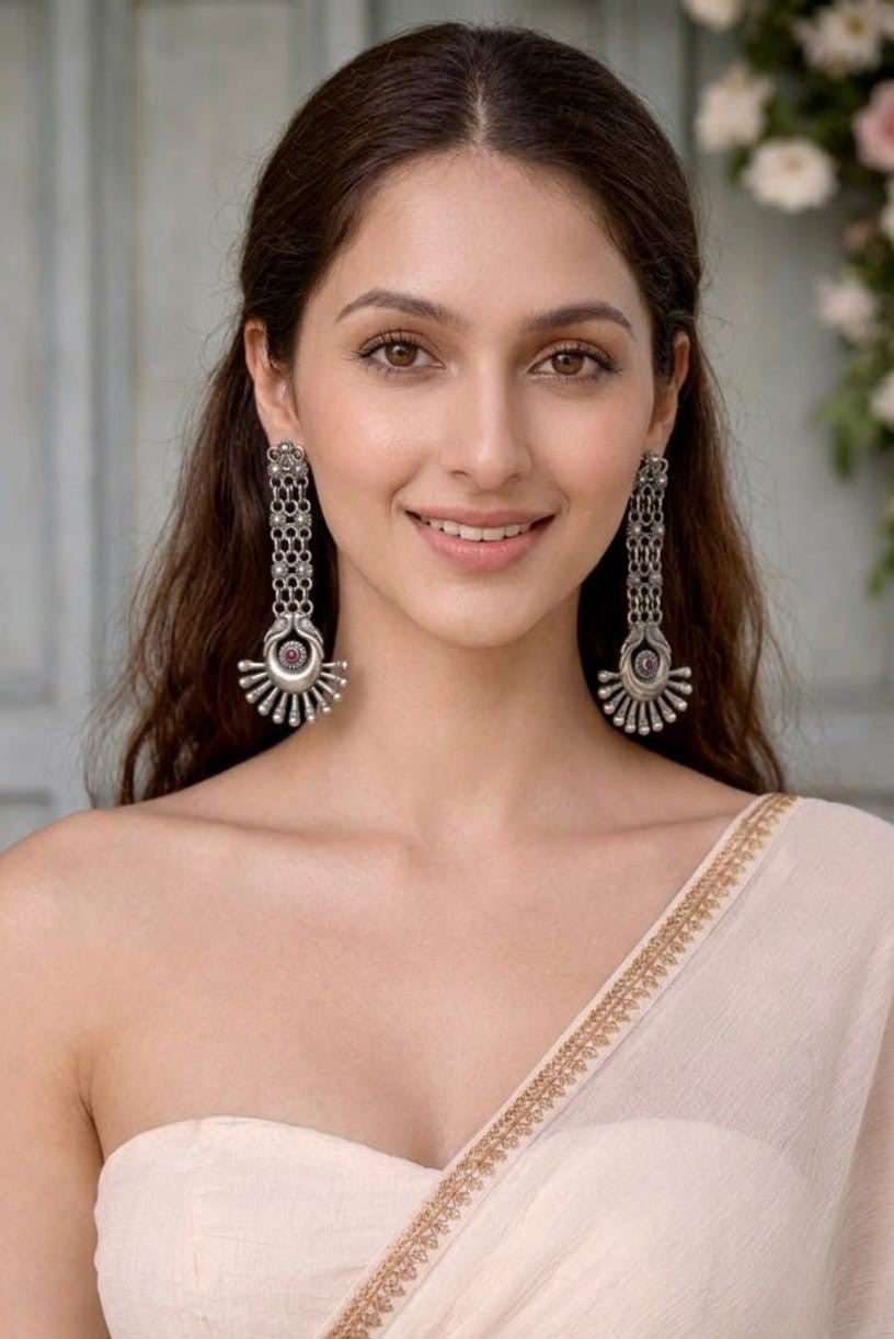 Chand-Mayura Heritage Earrings
