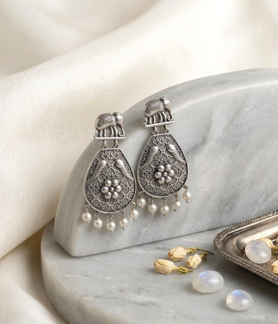 Elephant Elan Dangler Earrings