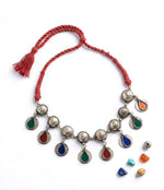 Nomad's Rainbow Coin Drop Necklace