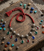 Nomad's Rainbow Coin Drop Necklace