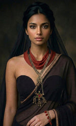Afghan Cross Pendant Chain Necklace