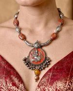 Durga Shakti Terracotta Bead Necklace