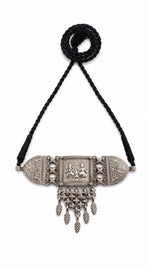 Lakshmi Vishnu Amulet Bar Necklace