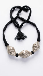 Pushti Embossed Bead Necklace
