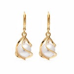Gold Heart Moon Pearl 6-in-1 Earrings Set