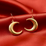 Gold Heart Moon Pearl 6-in-1 Earrings Set