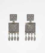 Pakshi Dual-Tone Jaali Drop Earrings