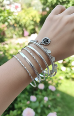 Heartline Stack Bangle Set
